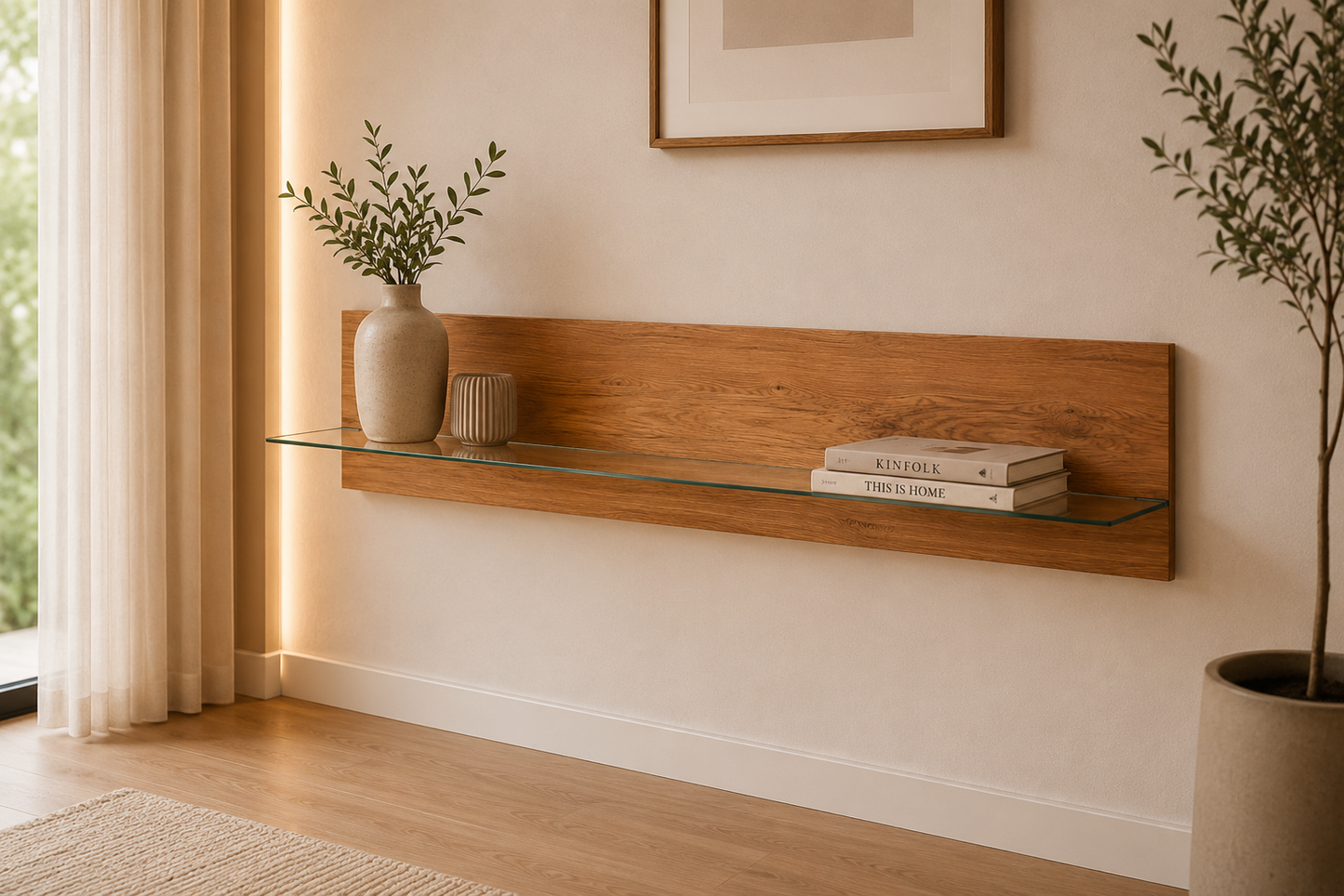 Wandboard LOLA Living – Eiche teilmassiv