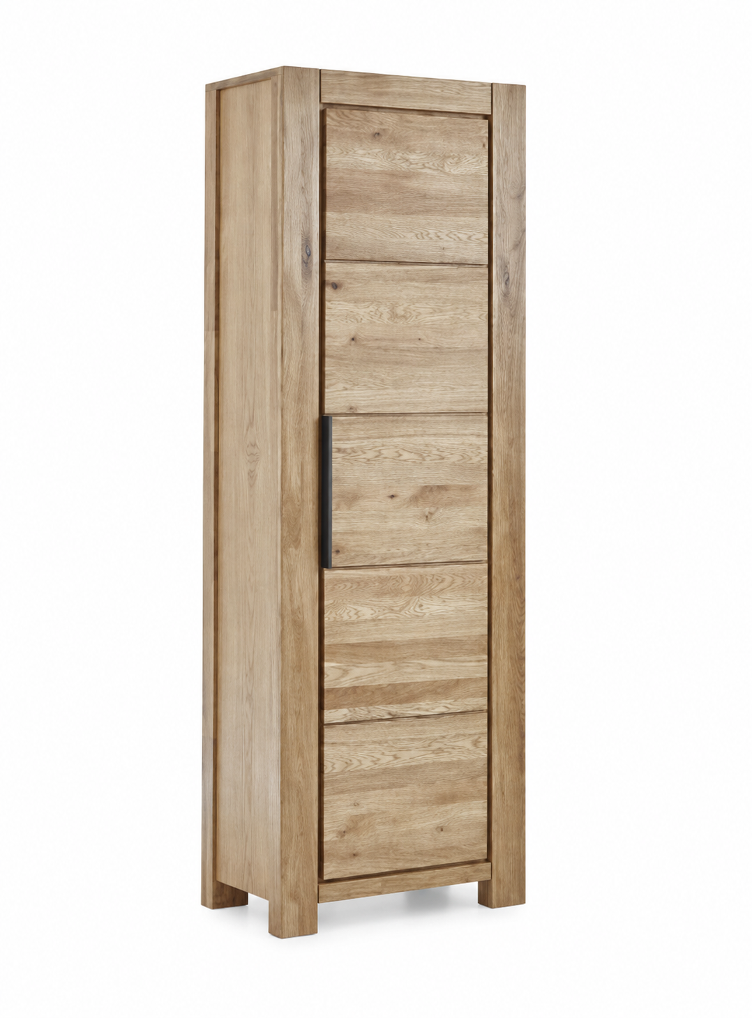 Garderobenschrank JURIA – Eiche massiv/Eiche furniert