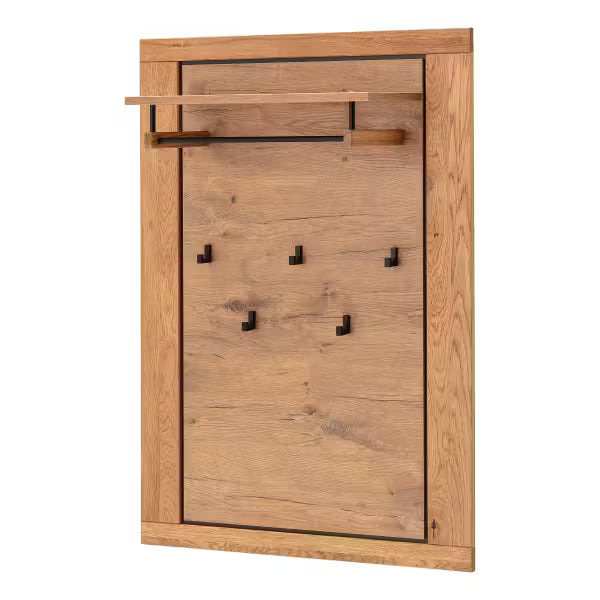 JURIA-Garderoben-Set – Eiche massiv/Eiche Dekor