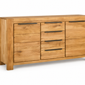 Sideboard SINA – Wildeiche Teilfurnier in 2 Varianten
