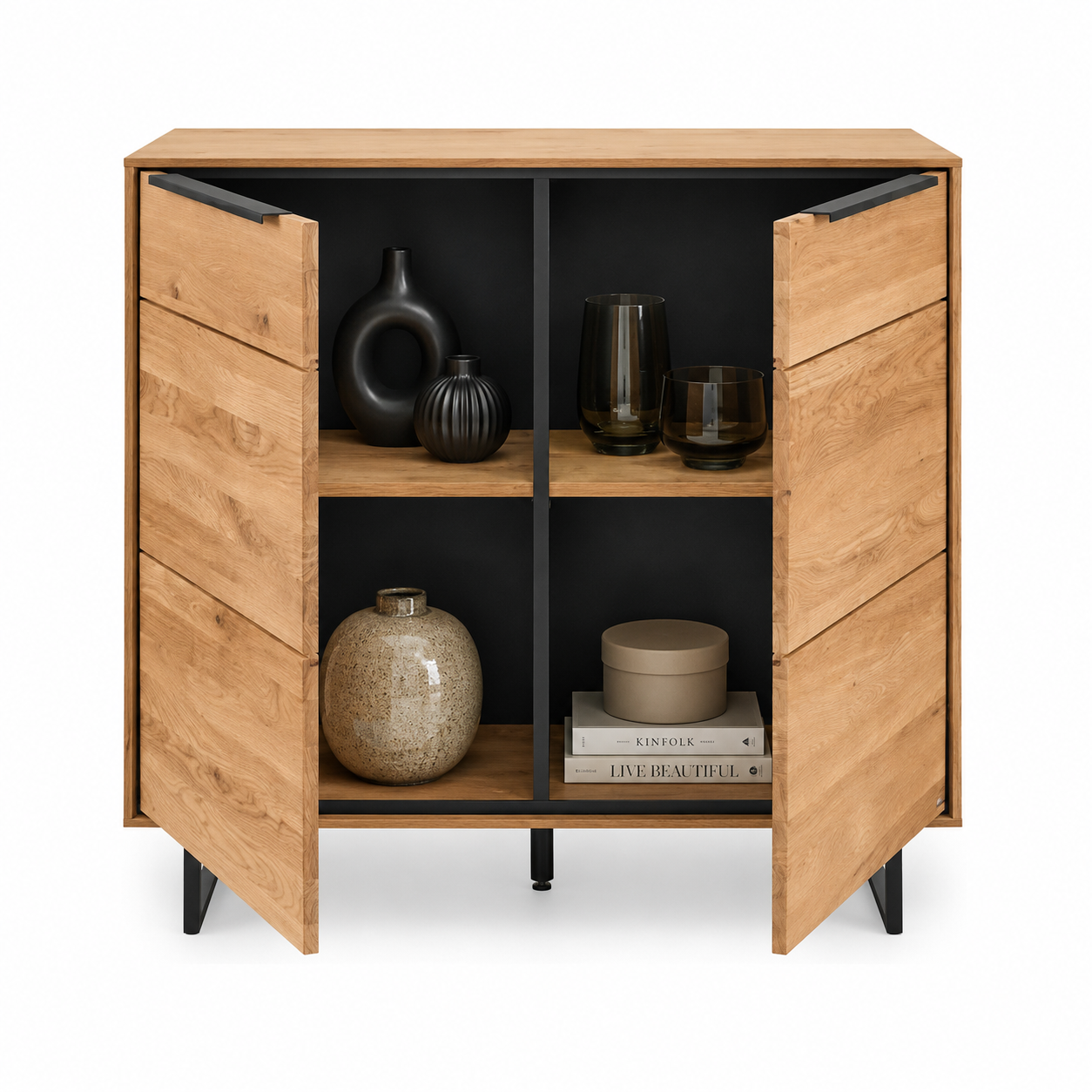 Sideboard JACKSON – Eiche teilmassiv