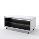 TV-Schrank Lowboard foliert weiß schwarz modern retro stil future 79 cm Jeffe 7