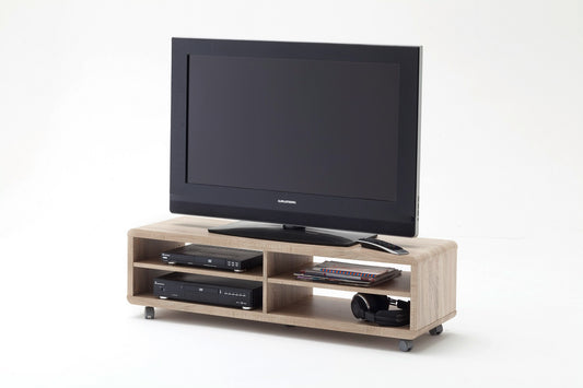 TV-Schrank Lowboard XL Eiche NB holz modern retro stil future 120 cm Jeffe 7