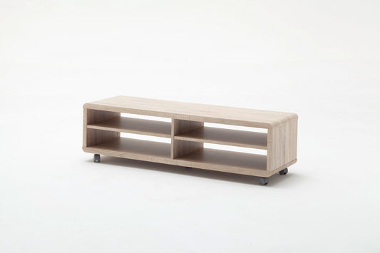TV-Schrank Lowboard XL Eiche NB holz modern retro stil future 120 cm Jeffe 7