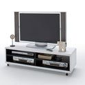 TV-Schrank Lowboard XL foliert weiß schwarz modern retro stil future 120 Jeffe 7