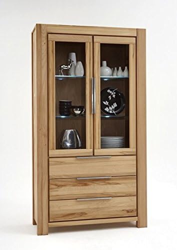 Vitrine Massivholz  NENA BUK – Massive Buche