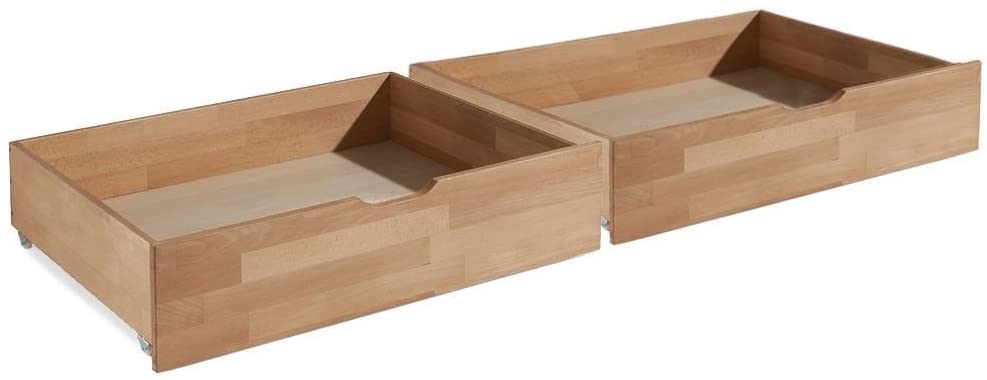 Futonbett Schlafzimmer Bett Kernbuche massiv Holz geölt Judith 180 x 200 cm
