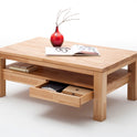 Couchtisch Wohnzimmertisch Kernbuche-massiv Schublade rechteckig geölt 115 cm