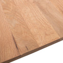 Couchtisch Baumkantentisch Zerreiche-massiv U-Form rechteckig geölt 120 cm