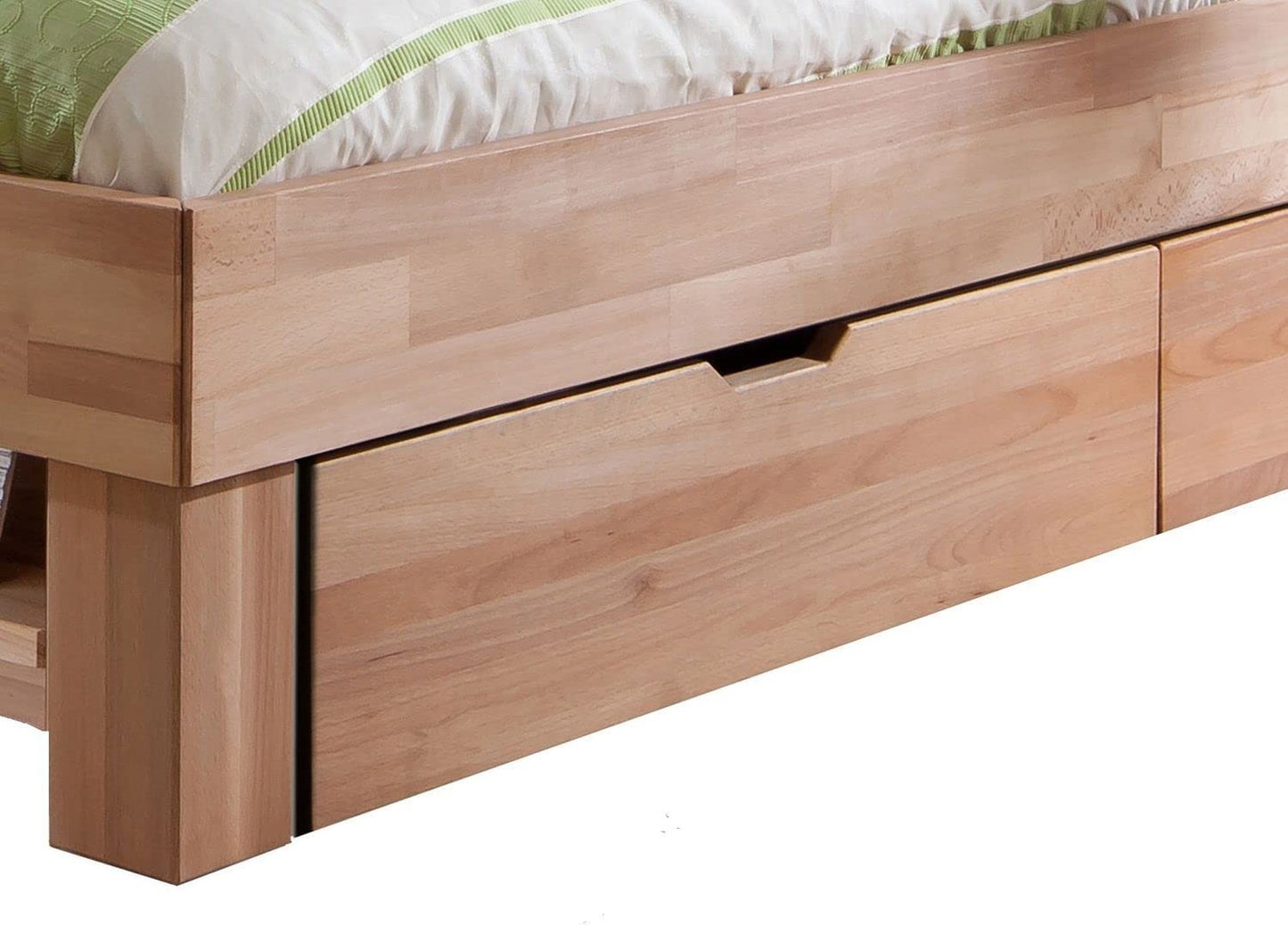 Futonbett Judith Kernbuche-massiv geölt versch. Größen