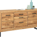 Sideboard TINA – Eiche teilmassiv mit 2 Türen und 3 Schubladen