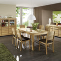 Vitrine Massivholz  NENA BUK – Massive Buche
