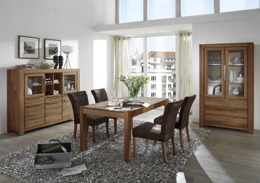 Vitrine Massivholz  NENA BUK – Massive Buche