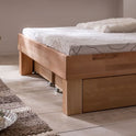 Futonbett Schlafzimmer Bett Kernbuche massiv Holz geölt Judith 100 x 200 cm