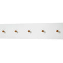 Garderobe Kleiderhaken Flur weiß matt MDF Asteiche furniert Massiv 97 cm Cervin