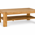Couchtisch SINA – Eiche massiv &amp; furnierter Korpus