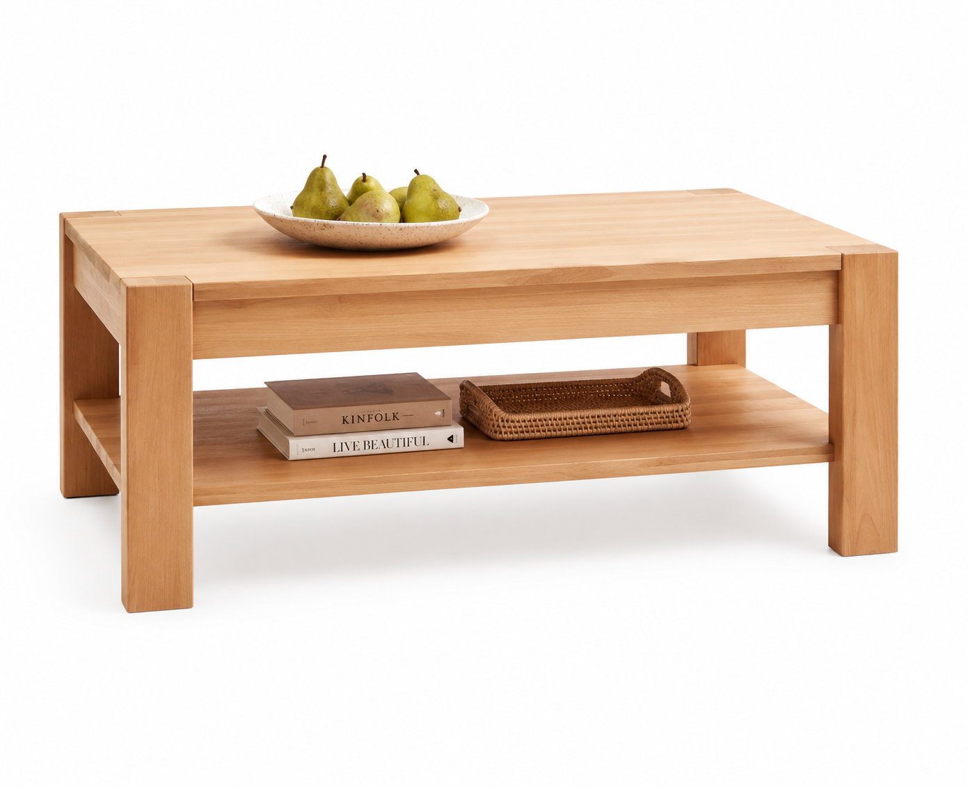 Couchtisch NENA BUK – Massive Buche