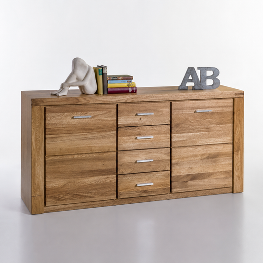 Sideboard TABER – Wildeiche teilmassiv geölt