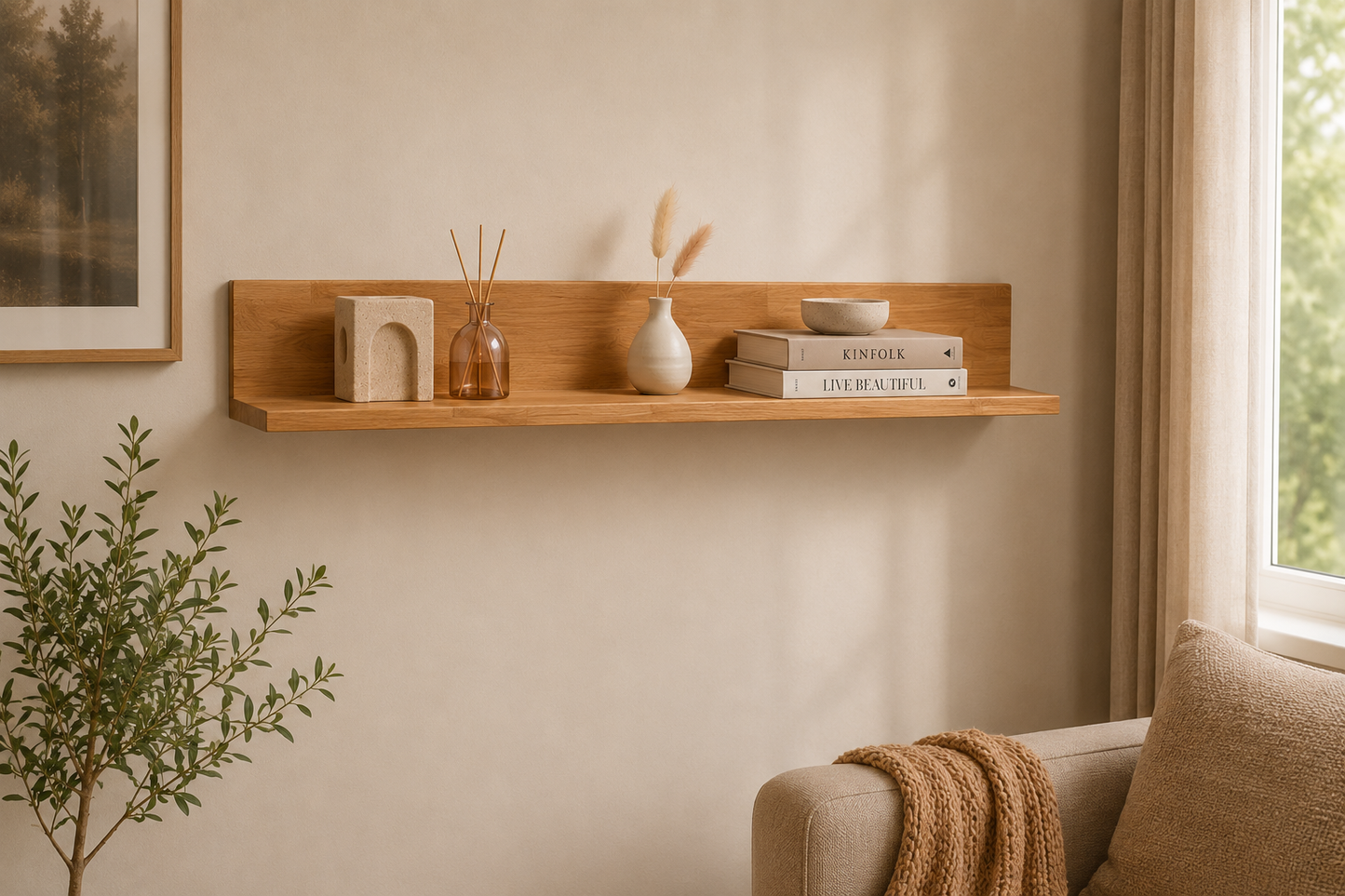 Wandboard NENA BUK – Massive Buche