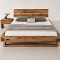 Bett PIA-SOFIE – Kernbuche massiv B 182,5 x H 89 x T 226,5 cm