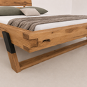 Bett PIA-SOFIE – Kernbuche massiv B 182,5 x H 89 x T 226,5 cm