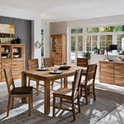 Sideboard TABER – Wildeiche teilmassiv geölt