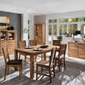 Highboard TABER – Wildeiche teilmassiv geölt