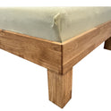 Futonbett Schlafzimmer Bett Wildeiche massiv Holz geölt Jenny 120 x 200 cm