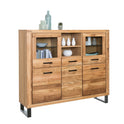 Highboard Kommode Schrank Schublade Wildeiche teilmassiv geölt Tiara 158 cm