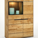 Vitrine LOLA – Eiche teilmassiv