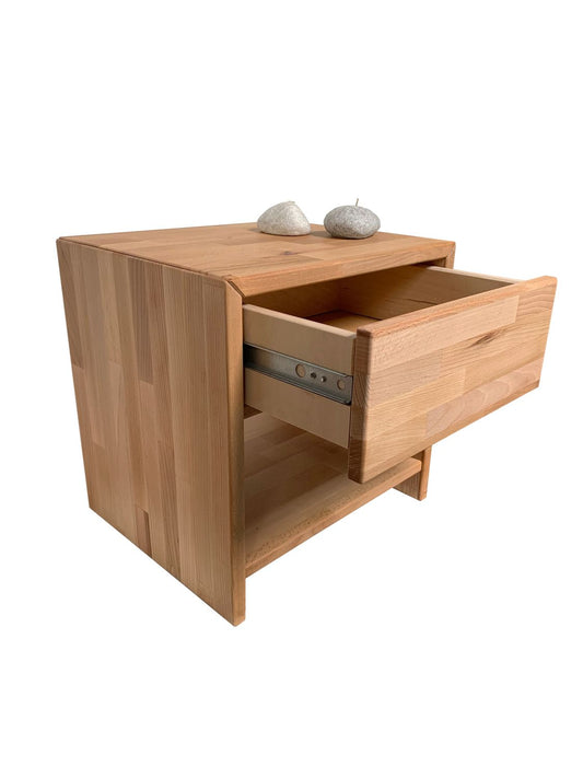 Nachtkommode Nachtschrank Nachtkonsole Kernbuche-massiv Judith/ Sofie