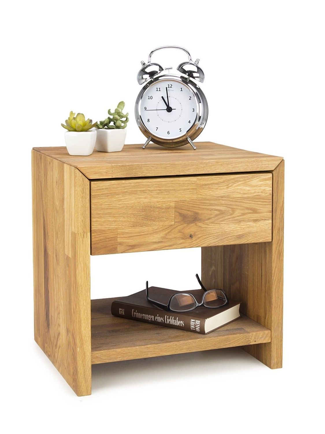Nachkommode Nachtschrank Wildeiche-massiv Nako Jenny/ Sara