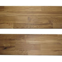 Bett Futonbett Wildeiche massiv Holz geölt 140 x 200 cm Kopfteil gepolstert Nemo