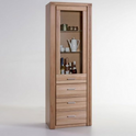 Vitrine TABER – Kernbuche teilmassiv