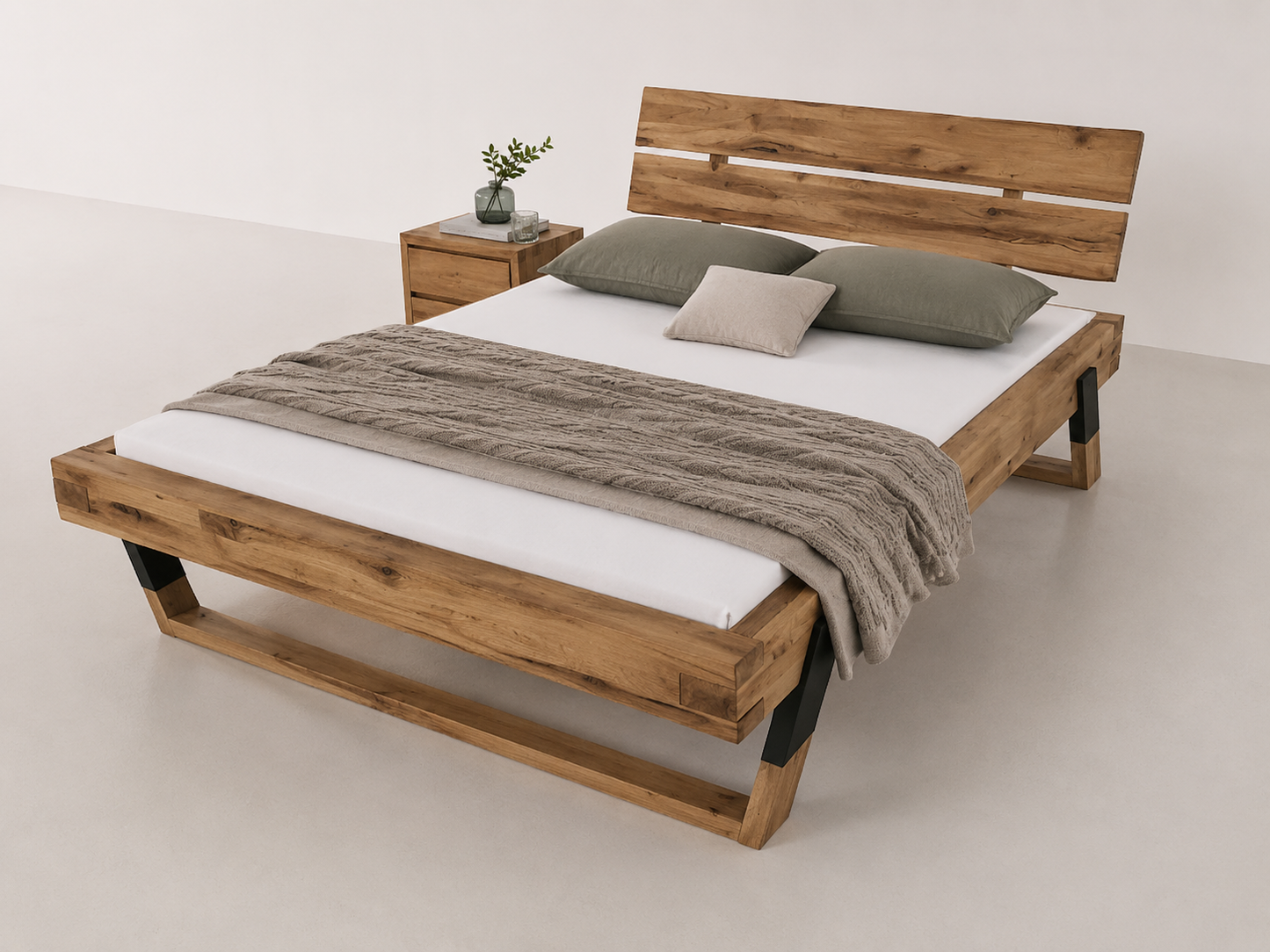 Bett PIA-SOFIE – Kernbuche massiv