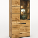 Vitrine LOLA – Eiche teilmassiv furniert