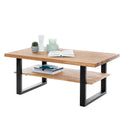 Couchtisch Wohnzimmertisch Ablage Wildeiche geölt Tiara 115 cm